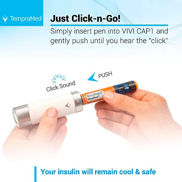 VIVI Cap™: Thermal Insulin Pen Protection (Fits all insulin pens)